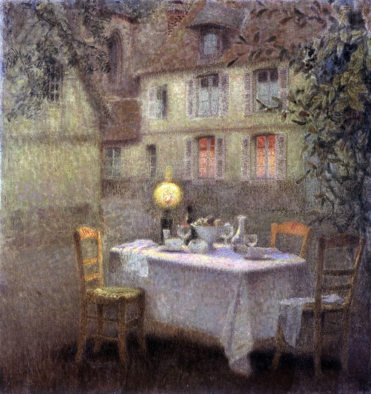 Henri Le Sidaner - Il tavolino, Museo d'Orsay, Parigi